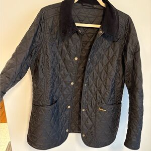 Barbour black beadnell Jacket size 10